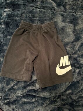 Nike Black Boys Logo Athletic Shorts